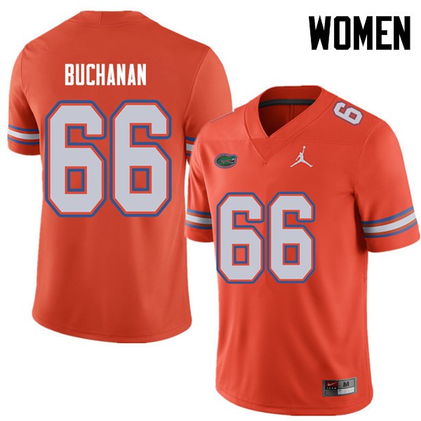 Jordan Brand Women #66 Nick Buchanan Florida Gators College Football Jerseys Orange